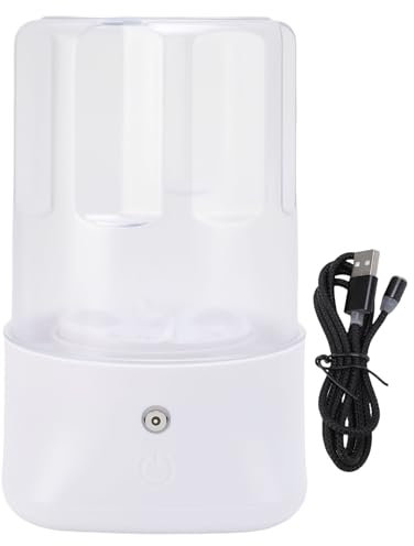 Lavadora portátil, minilavadora inalámbrica recargable, minilavadora silenciosa para ropa interior, ropa de bebé, calcetines, apartamentos, dormitorios, camping, autocaravanas, (WHITE)