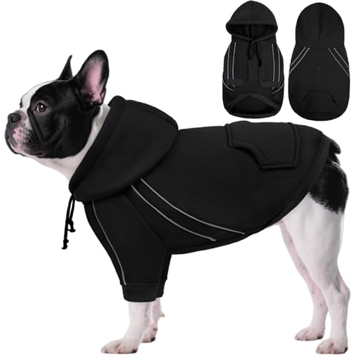 ASENKU Cappotto per Cane Invernale Cappottino per Cani di Piccola Taglia Media e Grande, Giacca Invernale Foderata in Lana Riflettente, Cappotti e giubbotti per Cani Maglione Cane