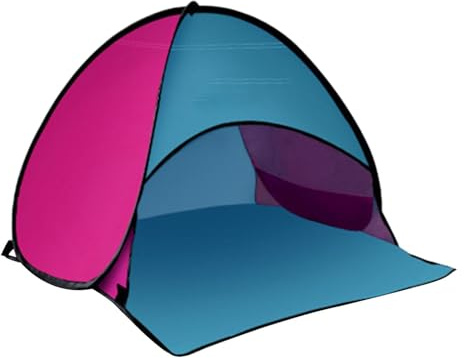 Hundezelt - Strandzelt Sonnenschutz | Automatischer Schattenschutz Unterschlupf mit Kopf PopUp Baldachin | Tragbares Winddichtes Mini Sonnendach mit Handyständer für Camping, , Picknick