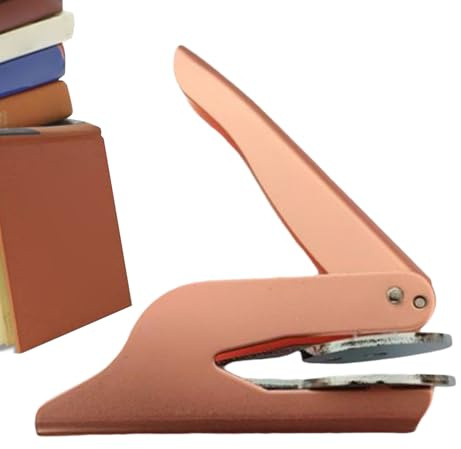 Pruojhw Prensa Libro Personal | Sello De Embosaje Para Cuadernos | Elegante Máquina De Emboscar Para Invitaciones Boda, Sobres y Creaciones De Papel