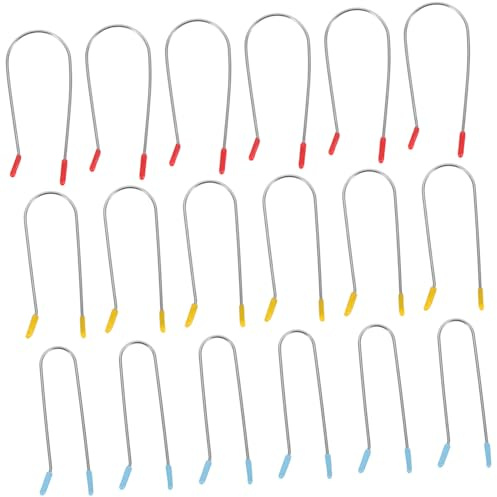 ARTSEWPLY Clips à Cheveux Pour Tiges De Permanente En Spirale 24 Pièces Tailles Variées Acier Inoxydable Maintien Chauffant Pour Femmes Coiffure Maison Coiffage Facile