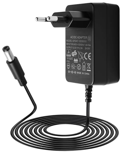 12 V 2 A Adaptador de corriente 24 W Universal Transformador AC 100-240 V 50/60 Hz DC 5,5 mm x 2,5 mm Alimentación 12 V 2000 mA Cargador de pared para altavoces Tiras LED Routers Cámaras CCTV Discos