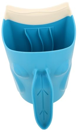 VALICLUD Babyhaarwaschbecher Kinder Spülbecher aus Bpa Freiem Kunststoff Gebogenes Design gegen Wassereintritt Einhändig Bedienbar für Badezeit und Sanfte Haarwäsche