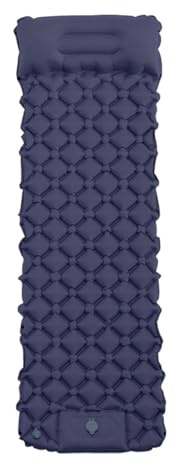 Campingmadrass, vattentätt lager, 37x17x15cm, tjock memory foam liggunderlag, Uppblåsande reseluftmadrass med pump, självuppblåsande, för inomhus, utomhus,