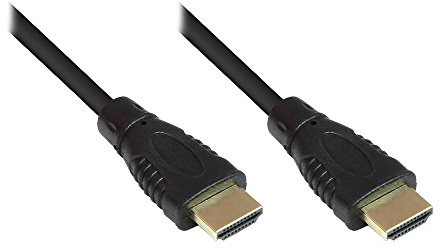 Good Connections 4514-100 - Cable HDMI con Ethernet (conectores dorados de 24 K, 10 m), color negro