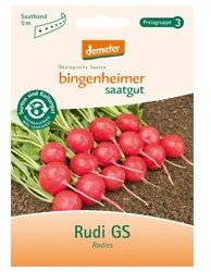 Bingenheimer Saatgut Bio Radieschen-Saatband Rudi GS (1 Tüte)