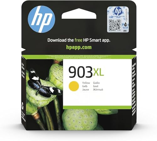 HP 903XL Gelb Original Druckerpatrone, hohe Reichweite | Tinte für HP OfficeJet 6900, HP OfficeJet Pro 6900, ~750 Seiten (T6M11AE)