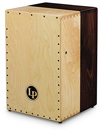 LP Latin Percussion LP1422 Cajon Americana 2- Voice Wire 19 x 12,5 x 12 Frontplatten: Patentiertes Perfect Pitch Furnier