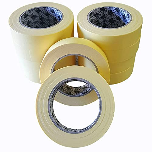 10 Rollen 30mm Indasa MTE 80°C Abdeckband Malerkrepp Abklebeband Kreppband