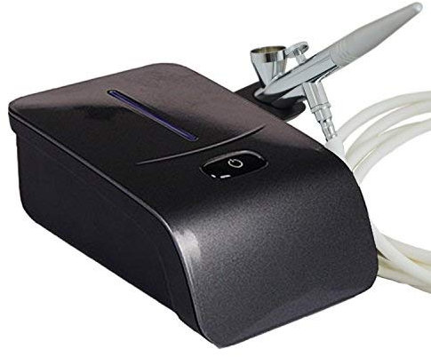 KIT AIRBRUSH Carry IV-TC - COMPRESOR AEROGRAFO con tecnología Sense-Touch-Control para COLORES AIRBRUSH, PISTOLA AEROGRAFO de acción simple, KIT DE AEROGRAFIA óptimo para todos los principiantes.