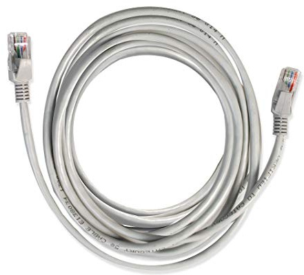 Vetrineinrete® Cavo Rete LAN ethernet RJ45 Cat 5e utp prolunga da 1,5 3 5 10 15 e 20 Metri cablato categoria 5 E CAT5 (5 mt) C47