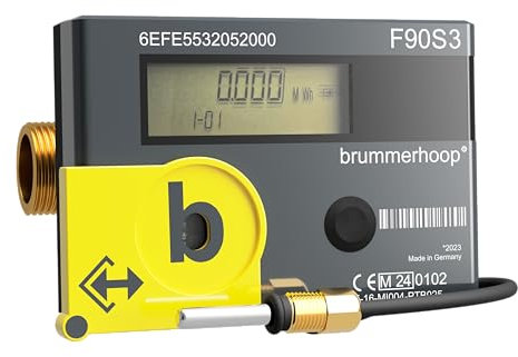 Wärmezähler F90S3 Solar Qp0,6 Nennweite DN15mm Baulänge 110mm 3/4 Zoll Anschlussgewinde abnehmbare Anzeigeeinheit freier Modul-Steckplatz Propylenglykol 20%