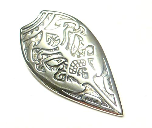 Silberschmuck - BG Maori Schutzsymbol, Anhänger aus 925 Sterlingsilber gearbeitet, Tiki Motiv fein graviert, Unisex