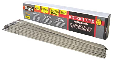 CEVIK PRO - Elettrodi Saldatura 2,0 mm - Confezione da 200 Pezzi - Saldatura MMA - AWS E6013 - Rutile Accessori Elettrodo Saldatura - Innesco Facile - Saldature Precise Riparazioni Sottili