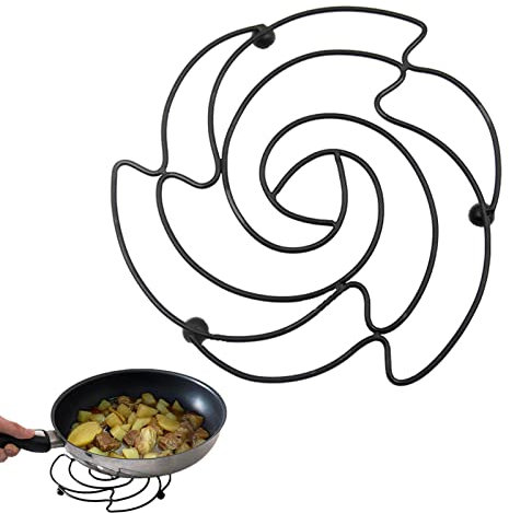 Vapor Redonda Acero Inoxidable - Soporte cocción con Inserto Rejilla para vaporera Rejilla para vaporera Redonda - cocción al Vapor para Horno Olla a presión