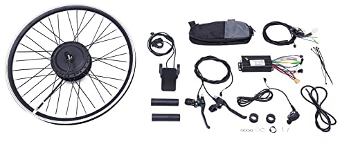 wanwanper 27.5 Zoll Ebike Umbausatz, E-Bike Vorderrad Umbausatz Kit, 500W 36V Ebike Conversion Kit Electric Bicycle Umbausatz, Elektrofahrrad Nachrüstsatz für 27.5-Zoll-Fahrräder