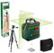 Bosch Laser lignes AdvancedLevel 360 avec trépied premium (3 laser lignes avec laser à 360° pour un alignement dans toute une pièce, dans boîte carton)