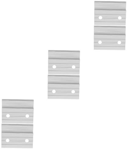 Gadpiparty 3 Sätze Hängendes Aluminiumprofil Wandmontiertes Kopfteil Zahnspange Kopfteile Kleiderbügel Hardware Bildaufhänger Wandhalterung Aluminiumlegierung An Der Wand Montiert
