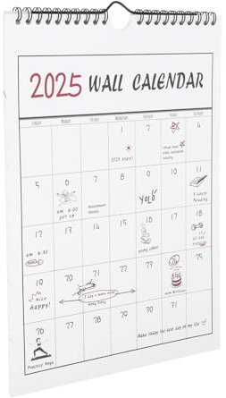 CAXUSD Multifunktionaler Wandkalender Praktischer Monatskalender Für Für Büro Und Zuhause Klare Druckqualität Und Langlebig Für Planung Und Organisation