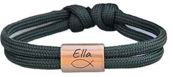 Kommunion Armband・Personalisierte Armbänder für Kinder・Taufarmband Geschenk・Gravurarmbänder・Geschenke für Mädchen & Junge Kinderarmbänder