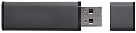 Penna USB 2.0 in alluminio 64 GB antracite, ideale per archiviazione portatile e trasferimento dati rapido.