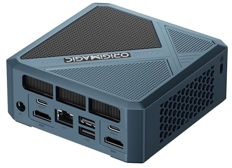 origimagic N2 Pro Mini PC - AMD Ryzen 7 6800H Mini Desktop PC, 8Core/16Threads, Up to 4.7GHz, 32GB DDR5/ 1T M.2 PCIe 4.0 SSD/2.5G LAN/WiFi 6E/HDMI 2.0/Type-C/BT5.2