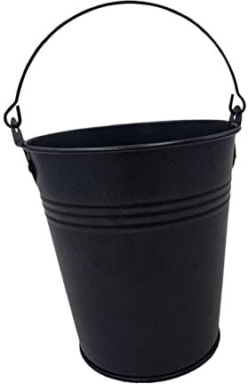 ROMISBABA Seau à Graisse Barbecue Fer Robuste avec Crochet Récupérateur Huile pour Cuisson Extérieure Et Four Outil Polyvalent pour Support Barbecue Et Accessoires De Cuisine