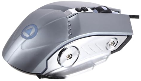 Lurrose Usb Gaming Mouse Led Wired for Laptop -like Silent Mouse Breathing Light