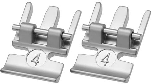 EMSea 2Pcs Nähmaschinen Reißverschluss Fuß 820248096 98-694884-00 Kompatibel mit Pfaff