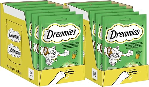 DREAMIES™ Portionsbeutel mit Katzenminze 2 x 6 x 60g
