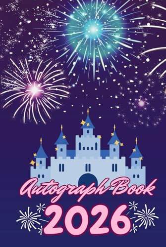 2026 Hardcover Autograph Book for Kids and Adults: Hardback Autograph and Picture Notepad for Signatures and Photos of Characters and Princesses at ... ... Blue Castle Hard Cover for Boys, Girls.