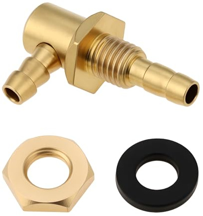 YINETTECH 90 Degree Elbow Fuel Tank Outlet Fitting for 3-5 mm Hose RC Transparent Fuel Tanks