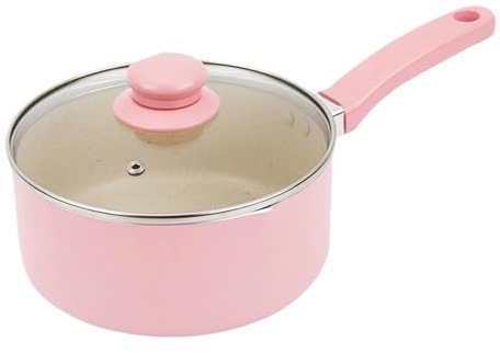 Compatible avec les casseroles en aluminium à revêtement antiadhésif et couvercle, ainsi que pots lait(1.4L)