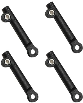 Generisch 4 Stück Fahrrad Schutzblech Halterung, Edelstahl Gabelhalterung Adapter, Verstellbar & Ausziehbar, Rostfreie Schutzblech Stützstange für Mountainbike E-Bike Citybike