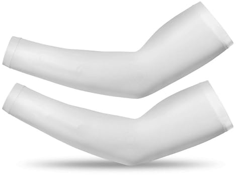 Mateju Mangas para Brazos con Protección UV, Color Sólido Manguitos Ciclismo con Efecto Frío y Alta Elasticidad para Mujer Hombre, Mangas de Compresión Transpirables para Running