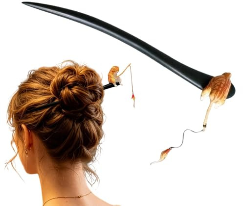 Bâtons À Cheveux Chinois Épingles À En Bois Décoratives | Baguettes À Cheveux Rétro Pour Femmes Filles Adolescentes Étiquette Art Du Thé Affichage Coiffures