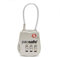 Pacsafe Prosafe 800 combination cable padlock, Gepäckschloss, 8 cm, Silver, 10250705