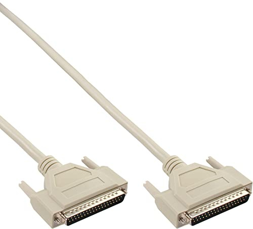 InLine 37373 Serielles Kabel, 37pol Stecker / Stecker, vergossen, 1:1 belegt, 3m