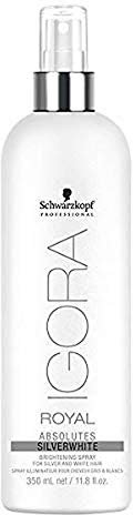 Schwarzkopf IGORA Royal Absolutes Silverwhite Brightening Spray, 1er Pack (1 x 350 ml), frisch