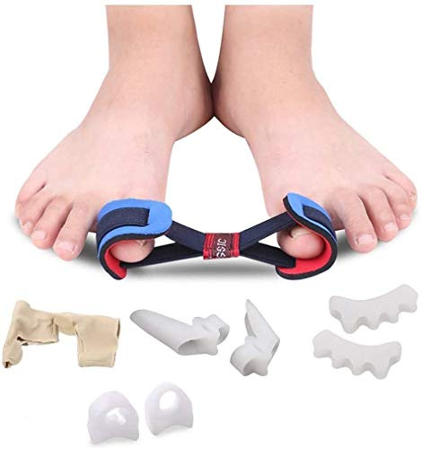 Hallux Valgus Korrektur & Ballenschutz Ärmel Kit 9 PCS für Schmerzlinderung und Richtige Fuß Ausrichtung
