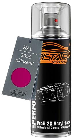 TRISTARcolor RAL 3050 Violett glänzend 2K Acryl Spraydose Sprühdose Spritzlack Sprühlack 400 ml schnelltrocknend