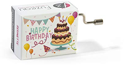 Fuzeau - Serinette Boîte à Musique - Mélodie Happy Birthday - Jouet Musical Bois - Instrument Original Dès 3 Ans - Idéal Pour Éveil Musical, Fête Anniversaire - Cadeau Ludique Et Original - Réf.78140