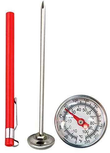 BIlinli Mechanical Meat Milk Thermometer 5 Stainless Steel Probe Kitchen Food Thermometer for Turkey BBQ