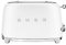 Smeg 2 Slice Toaster, Extra Wide Slots, 3 pre set options, Matt White