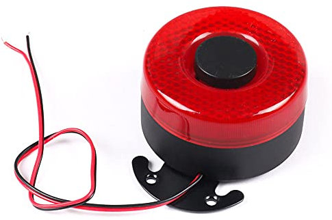 Zumbador de bocina de marcha atrás con luz LED,12-24 V Bocina de advertencia de marcha atrás del coche zumbador de alarma de marcha atrás Bocina de Marcha atrás para Coche