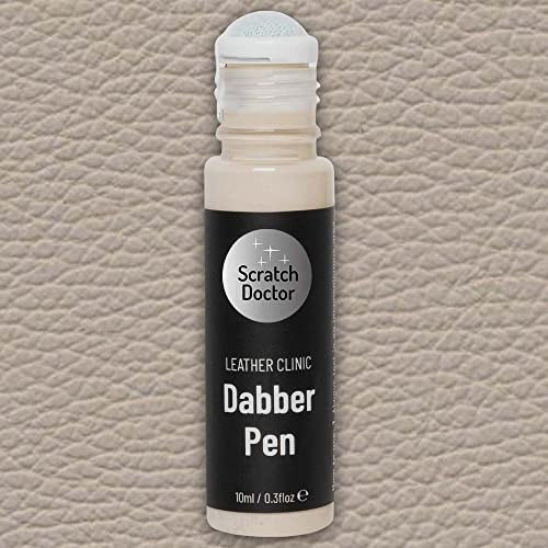 Scratch Doctor Penna per Riparazione Pelle Autosigillante Tintura per Pelle Ricolorare Graffi e Segni su Sedili Auto e Interni (Dakota Oyster)