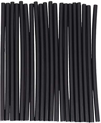 ZAYRAY DIY Tools Zubehör Reparatur 20 Stück 200 mm schwarze Heißklebesticks 7 mm