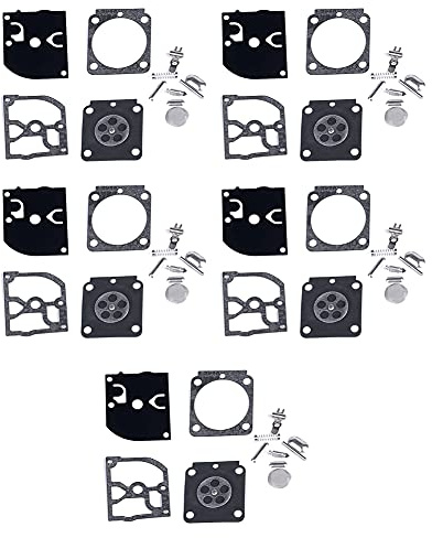 Jvareaty 5 kit de pièces de réparation de carburateur pour tondeuse RB-100 joint membrane pour HS45 FS55 FS38 BG45 MM55 4137 C1Q