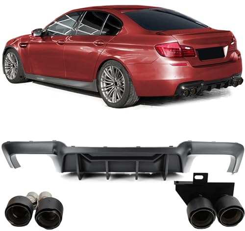Umbau Heckdiffusor + Endrohre Carbon passt für BMW F10 F11 520 523 525 528 530