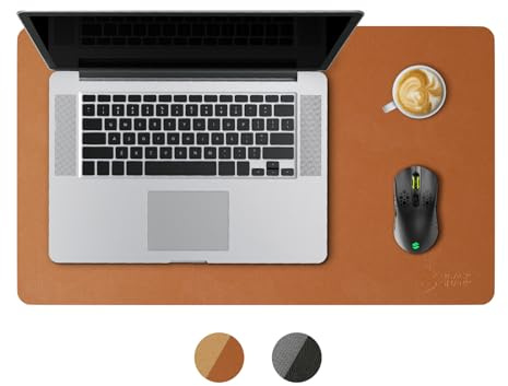 Black Shark Tapis de bureau antidérapant, tapis de souris de jeu (60 x 34,8 x 0,3 cm) facile à nettoyer, tapis de souris pour ordinateur portable, tapis d'écriture, protection de bureau imperméable,
